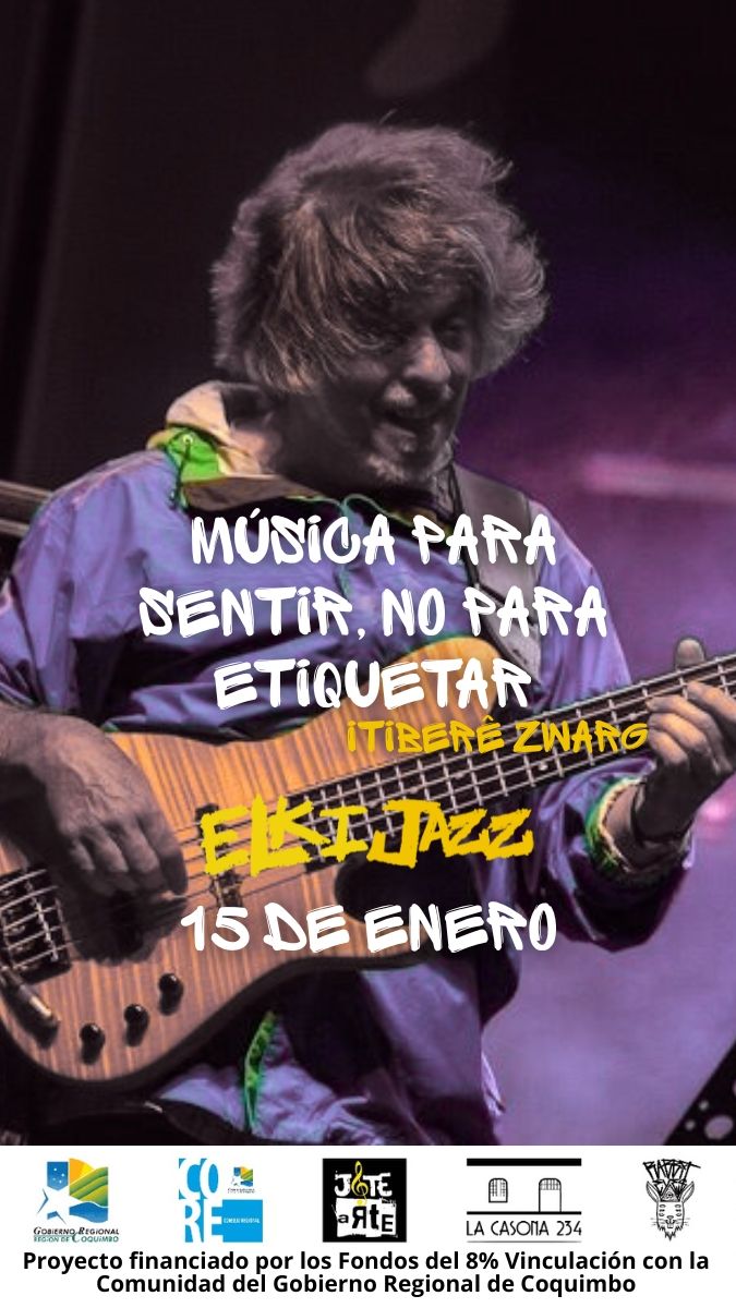 Itiberê Zwarg en el cuarto Elkijazz vicuña en La Casona