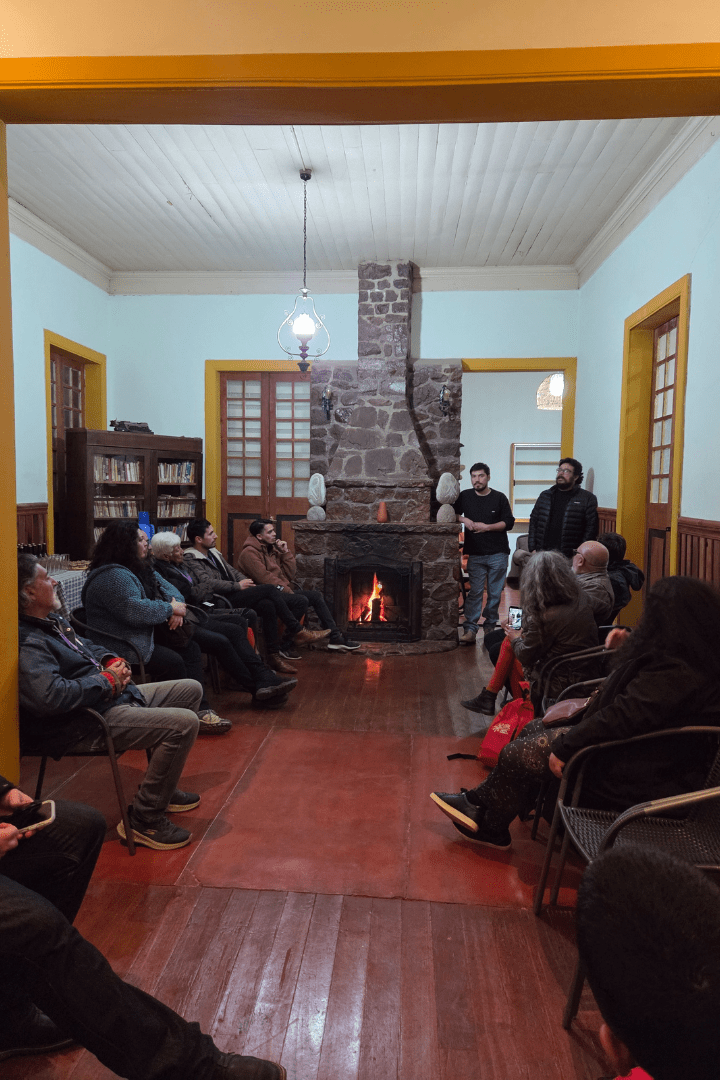 Artistas en acción — músicos en presentación